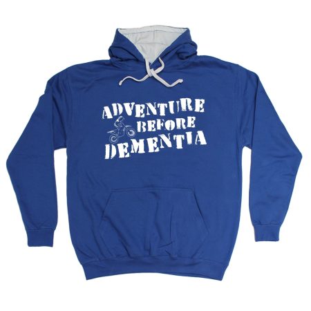 123t Adventure Before Dementia Dirt Bike Funny Hoodie